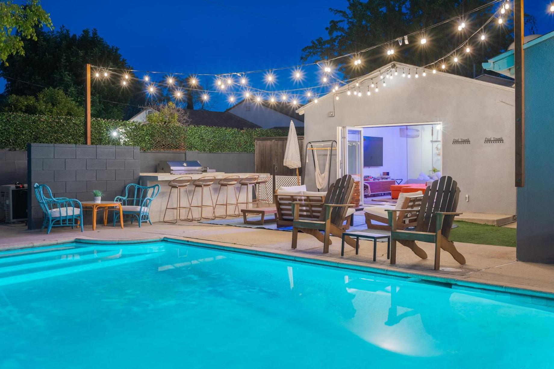 Angel&Rose Universal Hollywood Heated Pool House King Bed Los Angeles Esterno foto