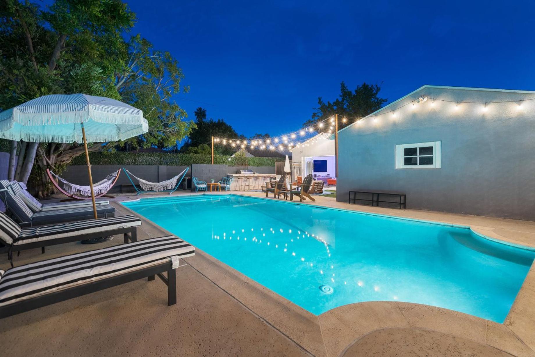 Angel&Rose Universal Hollywood Heated Pool House King Bed Los Angeles Esterno foto
