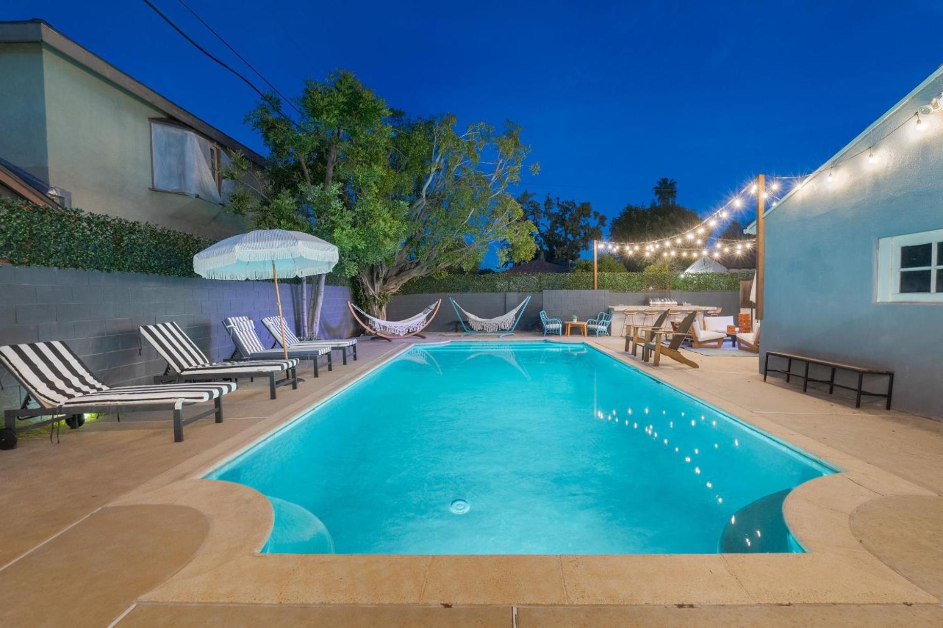 Angel&Rose Universal Hollywood Heated Pool House King Bed Los Angeles Esterno foto